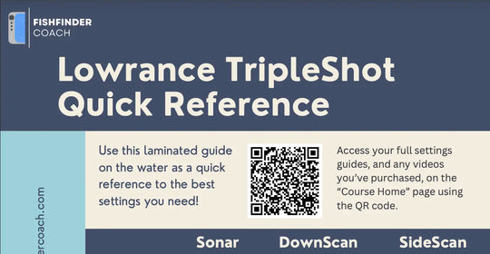 Lowrance TripleShot (non-HD) Quick Reference Guide