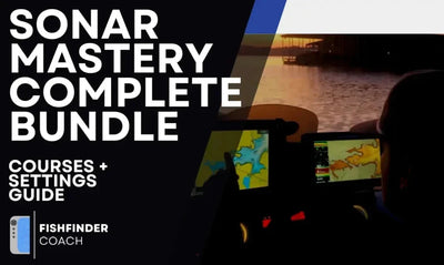 3-in-1 Sonar Bundle (2D, Down, and Side Imaging Courses + Settings Guide PDF)