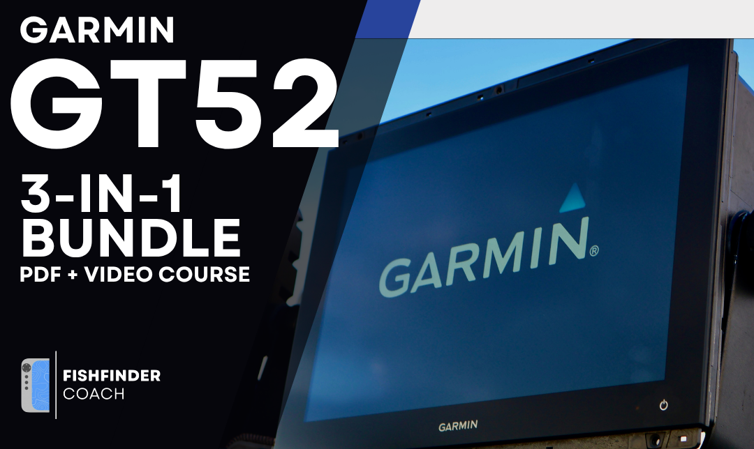 Garmin GT52 SideVu Transducer 3-in-1 Sonar Bundle
