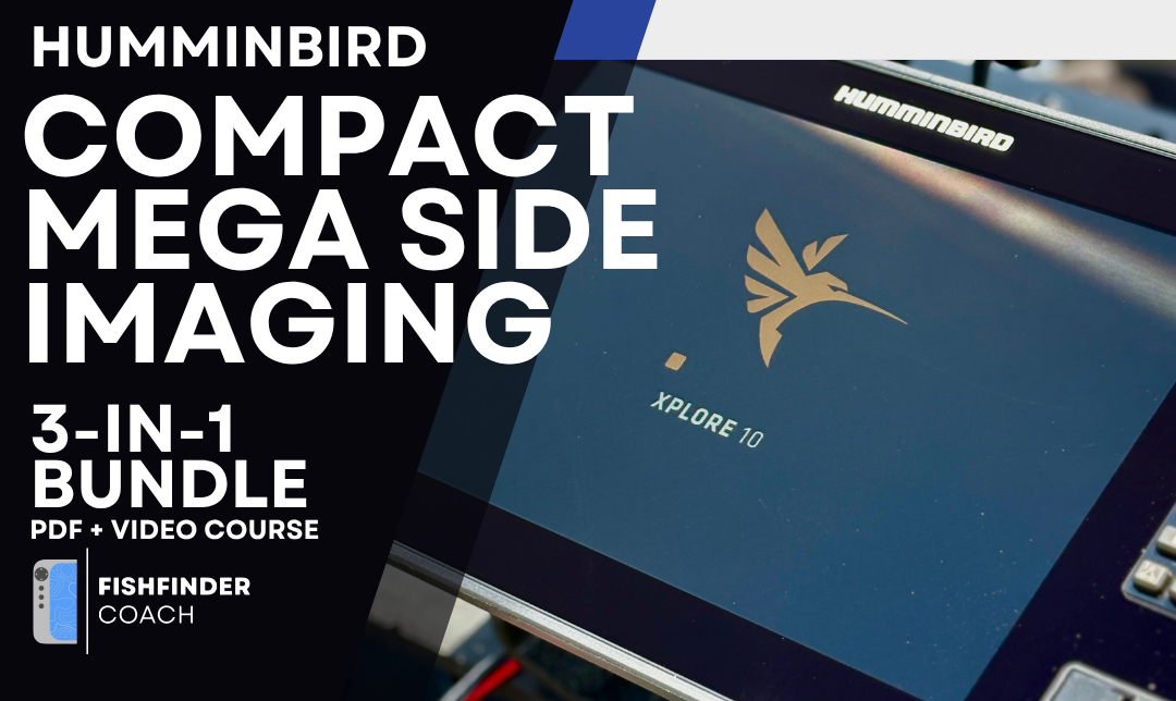 Humminbird XPLORE Compact MEGA Imaging 3-in-1 Sonar Bundle